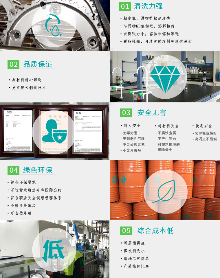 產品優勢(清洗劑(jì)) 產(chǎn)品優勢(清(qīng)洗劑)