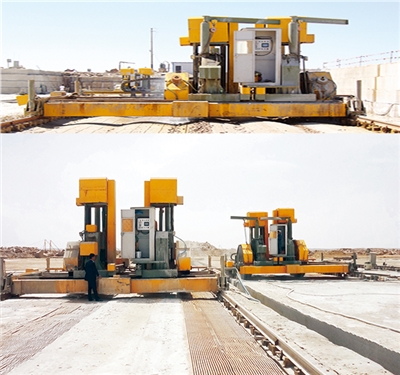 HKZS1600/1800/2000/2200/2500 雙（shuāng）機（jī）頭石材礦山組合鋸機